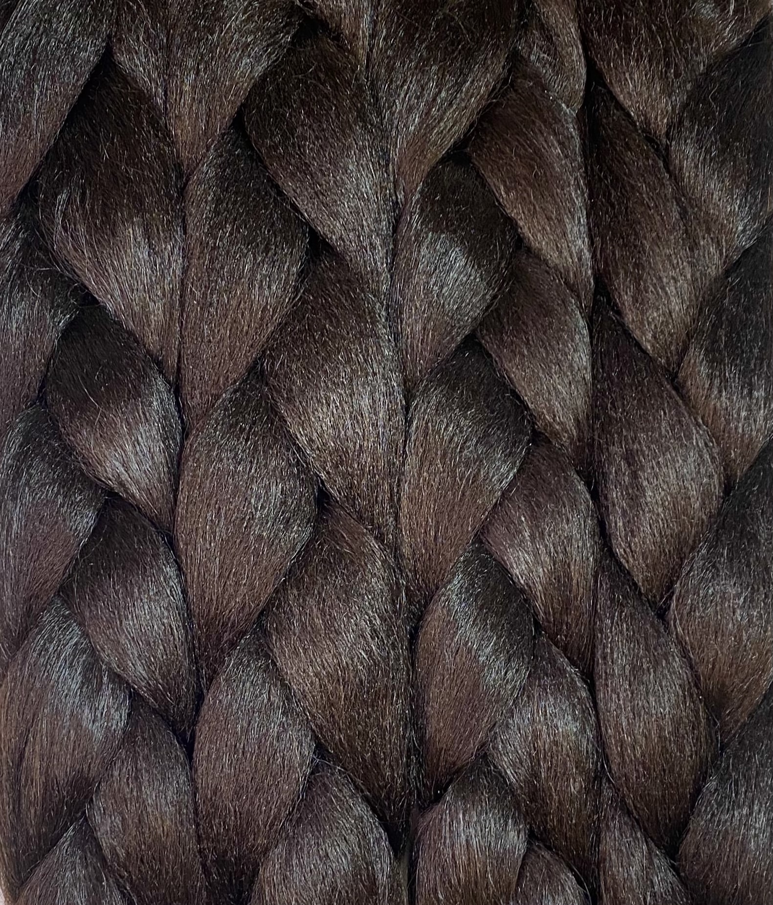 Synthetic hair fiber Dark Brown, wide range of hair fiber colors hair