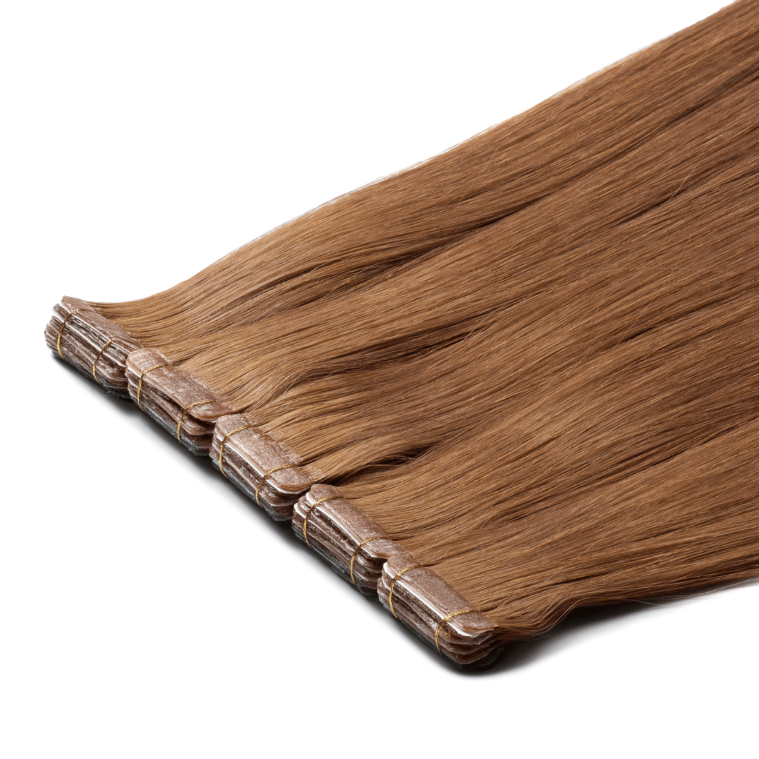 Tape extensions Dark Orange Brown 8