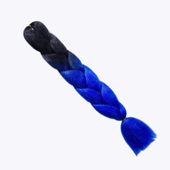 Hiuskuitu Musta-Sähkönsininen