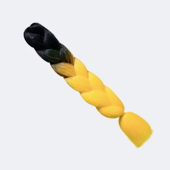 Hiuskuitu Musta-Keltainen