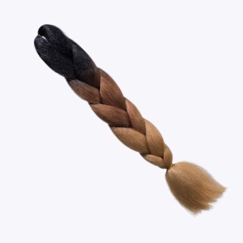 Hiuskuitu Musta-2 Ruskeaa